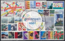 Schweiz, MiNr. 1633-1671, Jahrgang 1998, Gestempelt - Other & Unclassified