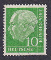 Bundesrepublik 183 Heuss 10 Pfg. Mit Roter Nummer 0030 Bedarfszähnung Kat 65,00 - Briefe U. Dokumente
