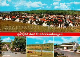 73870244 Niederkaufungen Panorama Ev Kirche Steinertsee Buergerhaus Niederkaufun - Sonstige & Ohne Zuordnung