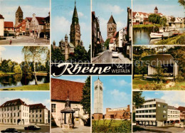 73870182 Rheine Ortspartien Teich Kirche Schloss Brunnen Musikpavillon Rheine - Rheine