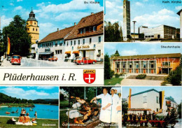 73870141 Pluederhausen Ev Kirche Kath Kirche Staufenhalle Badesee Ochsenbraterei - Sonstige & Ohne Zuordnung