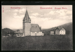 AK Krummhübel /Riesengebirge, Evangelische Kirche  - Schlesien