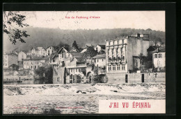 CPA Épinal, Vue Du Faubourg D`Alsace  - Sonstige & Ohne Zuordnung