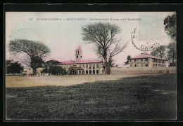 CPA Bathurst /Gambia, Regierungsgebäude Et Caserne  - South Africa