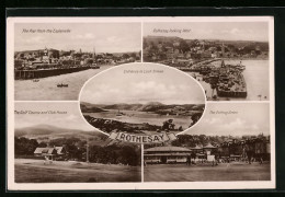 Pc Rothesay, The Pier From The Esplanade, Rothensay Looking West, The Putting Green  - Other & Unclassified