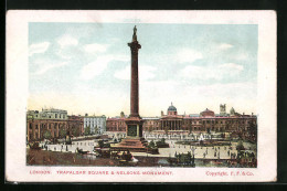 Pc London, Trafalgar Square & Nelsons Monument  - Autres & Non Classés