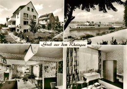 73870007 Geisenheim Hotel Thomas Uferpromenade Am Rhein Faehre Geisenheim - Altri & Non Classificati