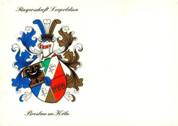 73869838 Koeln  Rhein Saengerschaft Leopoldina Breslau Zu Koeln Wappen  - Koeln