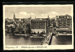 AK Königsberg I. Pr., Schlossteichpartie Und Schlossbrücke  - Ostpreussen