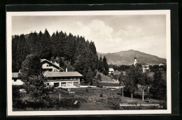 AK Oberammergau, Schützenhaus Mit Teilansicht Des Ortes  - Oberammergau