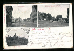 AK Lorch, Hauptstrasse, Blick Nach Bahnhof Und Kloster, Kloster Lorch  - Lorch