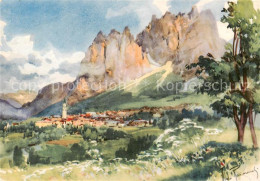 73802614 Cortina D Ampezzo Dolomiti Carta Artista Cortina D Ampezzo - Sonstige & Ohne Zuordnung