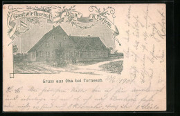 Lithographie Tornesch-Oha, Gasthaus Oha  - Tornesch