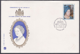 GB Great Britain 1980 Private FDC Queen Elizabeth, The Queen Mother, First Day Cover - Lettres & Documents