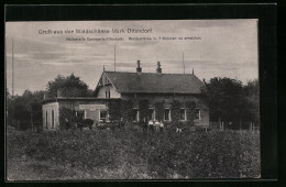 AK Mark Ottendorf, Gasthaus Waldschänke Mit Pferdewagen  - Autres & Non Classés