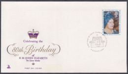 GB Great Britain 1980 Private FDC Queen Elizabeth, The Queen Mother, Royal, Royalty, First Day Cover - Covers & Documents