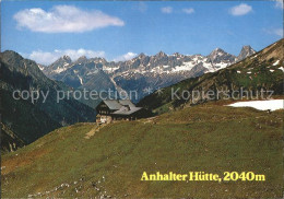 72263193 Anhalter Huette Mit Hornbachkette Allgaeuer Alpen Anhalter Huette - Altri & Non Classificati