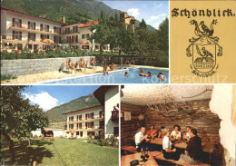 72263142 Naturns Haus Schoenblick Restaurant Bachuskeller Swimming Pool Naturns - Otros & Sin Clasificación