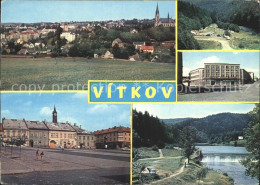 72261804 Vitkov Teilansichten Gebaeude Marktplatz Wehr Vitkov - Czech Republic