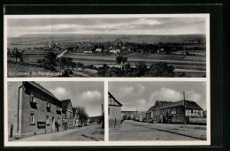 AK Gorsleben ü. Heldrungen, Strassenpartien, Panorama  - Heldrungen