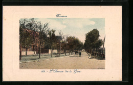 CPA Puiseaux, L`Avenue De La Gare  - Puiseaux