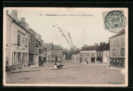 CPA Puiseaux, Place De La Republique  - Puiseaux