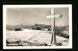 AK Salzburg, Gaisbergspitze Mit Gipfelkreuz Im Schnee  - Other & Unclassified