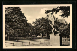 AK Eisleben / Lutherstadt, Marathonläufer  - Lutherstadt Eisleben