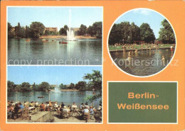 72261078 Weissensee Berlin Fontaene Badestrand Restaurant Terrasse Weissensee Be - Altri & Non Classificati