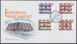 GB Great Britain 1979 Private FDC First Direct Elections To European Parliament, Flag, European Union, First Day Cover - Lettres & Documents