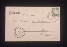 D) 1918, GERMANY, GERMAN COVER WITH 5 PFENNIG STAMP, XF - Other & Unclassified