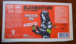 PIN UP CRAFT BEER LABEL/BEAUTIFUL WOMAN PIN UP ALLIEN #029 - Bière