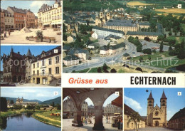 72259285 Echternach Place Du Marche Denzelt Hotel De Ville Arcades Basilique Vue - Autres & Non Classés