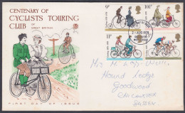 GB Great Britain 1978 Private FDC Cyclists Touring Club, Cycle, Cycling, Sport, Sports, Bicycle, First Day Cover - Covers & Documents