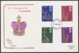 GB Great Britain 1978 Private FDC Coronation Of Queen Elizabeth II, Royal, Royalty, British, First Day Cover - Lettres & Documents