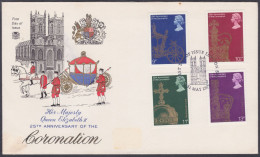 GB Great Britain 1978 Private FDC Coronation Of Queen Elizabeth II, Royal, Royalty, British Horse Carriage, Horses Cover - Lettres & Documents