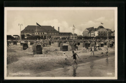 AK Travemünde, Strand Mit Besuchern  - Luebeck-Travemuende