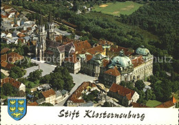 72257783 Klosterneuburg Augustiner Chorherrenstift Wappen Fliegeraufnahme Kloste - Sonstige & Ohne Zuordnung