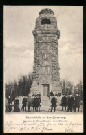 AK Porta Westfalika, Bismarcksäule Auf Dem Jakobsberg  - Other & Unclassified