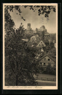 AK Alt-München, Partie Mit Blick Zum Deutschen Museum  - Muenchen