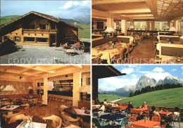 72257658 Seiser Alm Dolomiten Restaurant Ritsch Schwaige Terrasse Dolomiten  - Sonstige & Ohne Zuordnung