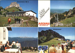 72257640 Aschau Chiemgau Berggasthof Kampenwand Bergbahn Bayerische Alpen Fernsi - Andere & Zonder Classificatie