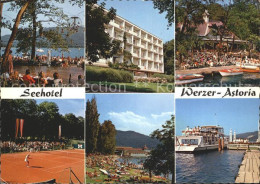 72257618 Poertschach Woerthersee Seehotel Werzer Astoria Modenschau Tennisplatz  - Sonstige & Ohne Zuordnung