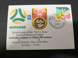 5-6-2024 (22) Football (Australia Women 2 Vs China Women 0) In Stadium Australia - NSW - Australia (3-6-2024) - Other & Unclassified