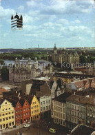 72257215 Schwerin Mecklenburg Fliegeraufnahme Altstadt Mit Theater Und Schloss G - Schwerin