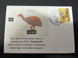 5-6-2024 (22) Rare Bird Dinosaur Era Discovers In Callabonna Deert Lake (SA) Genyornis - Prehistorisch