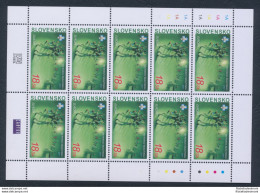 2007 EUROPA CEPT, Slovacchia, 1 Minifoglio Di 10 Valori, 100 Anni Di Scoutismo, MNH** - Autres & Non Classés