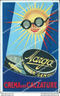 Cg603 Cartolina Pubblicitaria Genova  Marga Sutter Crema Per Calzature - Advertising