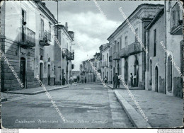 Ch1 Cartolina Casalnuovo Monterotaro Corso Vittorio Emanuele Foggia Puglia - Foggia