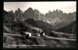 Cartolina S. Maddalena Di Funes, Panorama, Gruppo Di Odle  - Andere & Zonder Classificatie